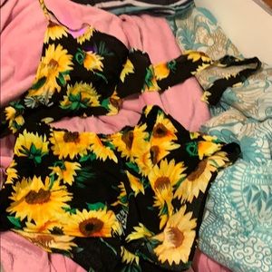 Two piece short set
